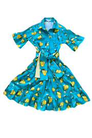 Limone Print Midland Dress