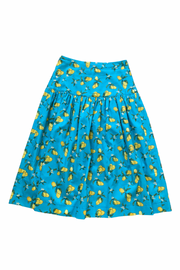 Limone Print Yoke Skirt