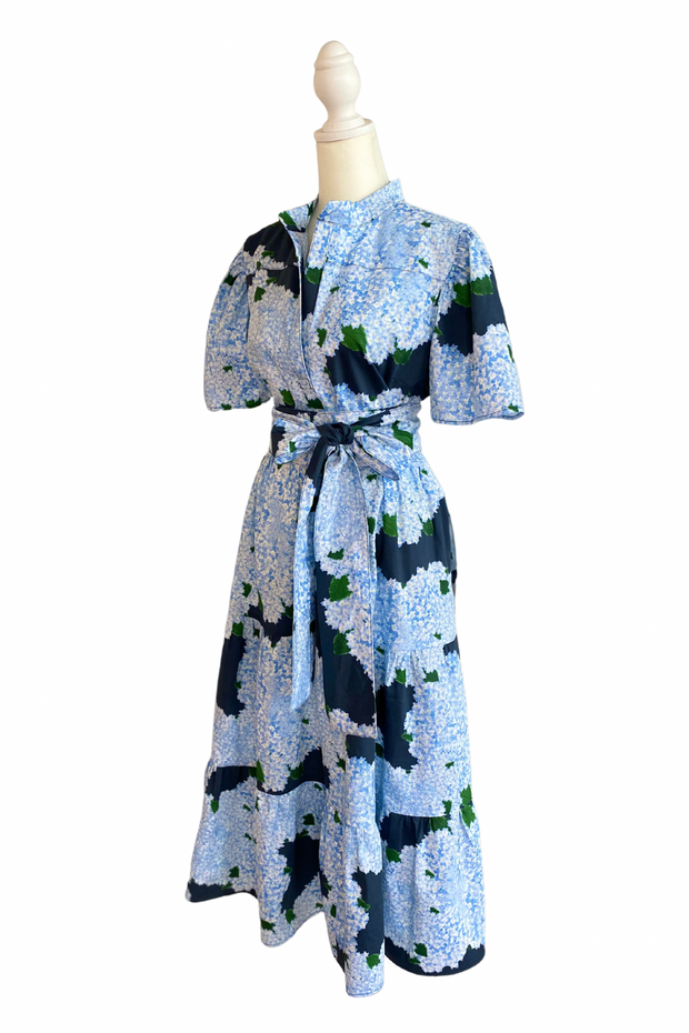 Sweetgrass Dress in Navy Hydrangea