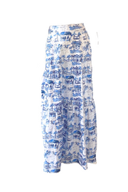 Blue Atalaya Maxi Skirt