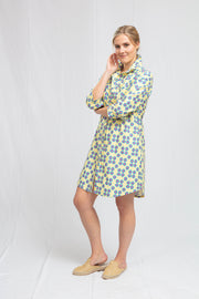 Waverly Sun Tile Shirt Dress