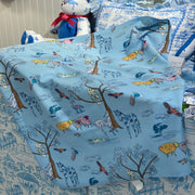 Baby Blanket in Low Country Animals