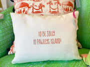 Christmas in Pawleys Cotton Pillow