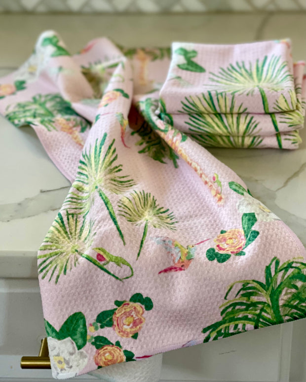Tropical Garden Kitchen Towel
